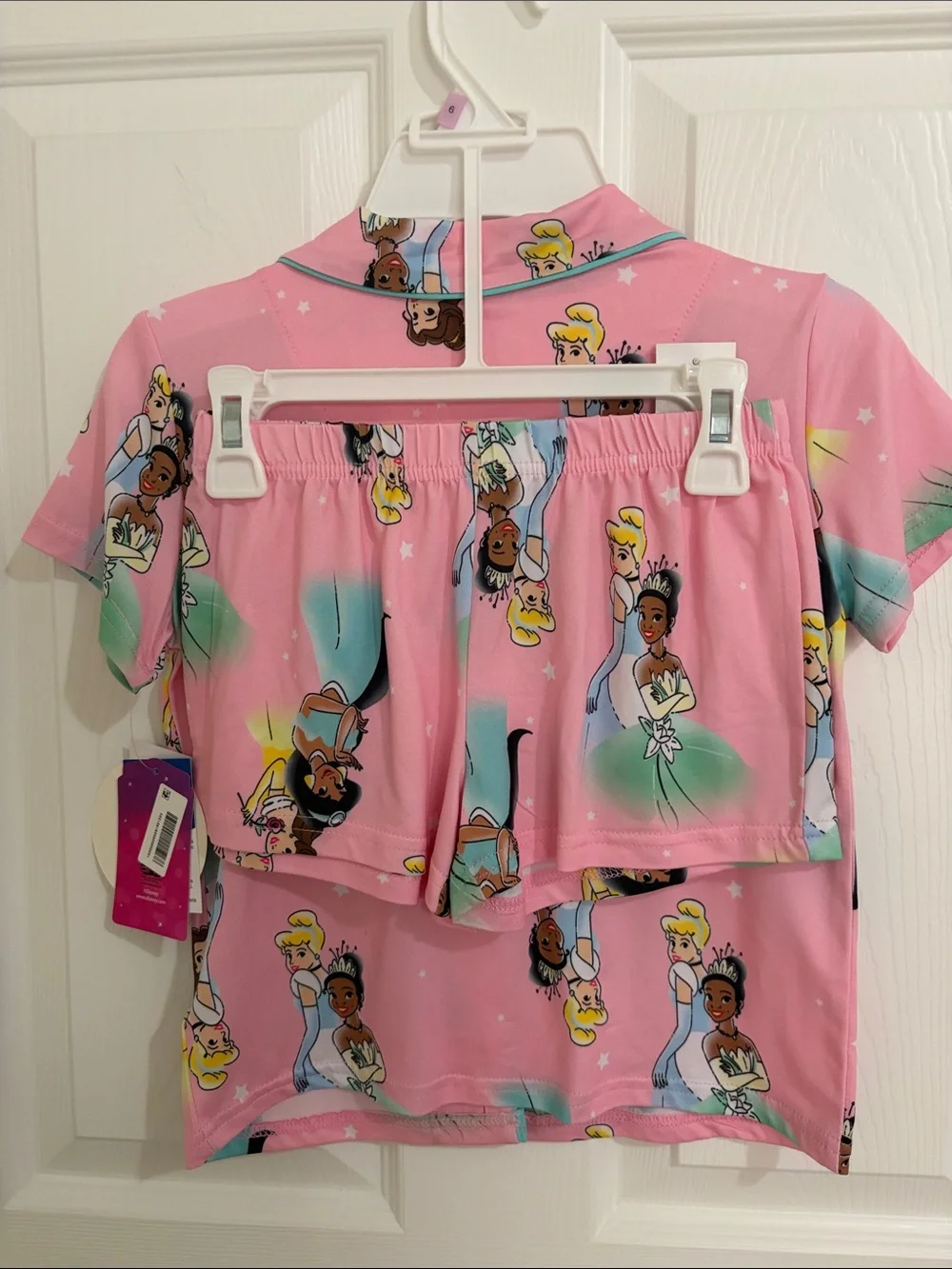 Disney princess Pink Girls Pajama Set